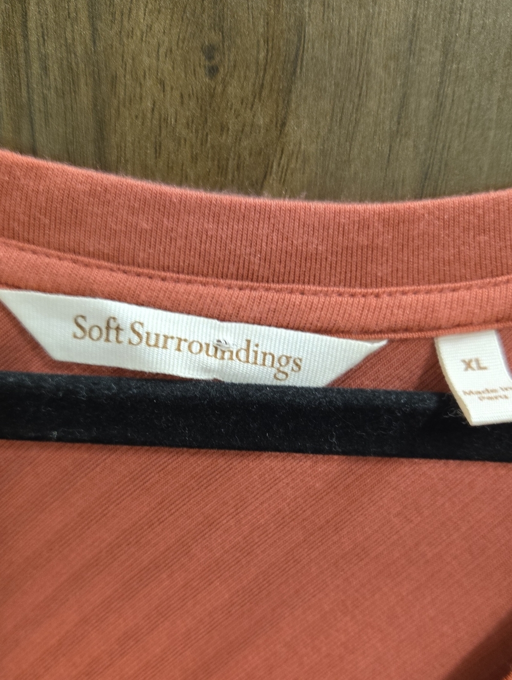 Soft Surroundings-Maxi Dress Ribbed Knit in Coral-Size XL - Picture 5 of 13